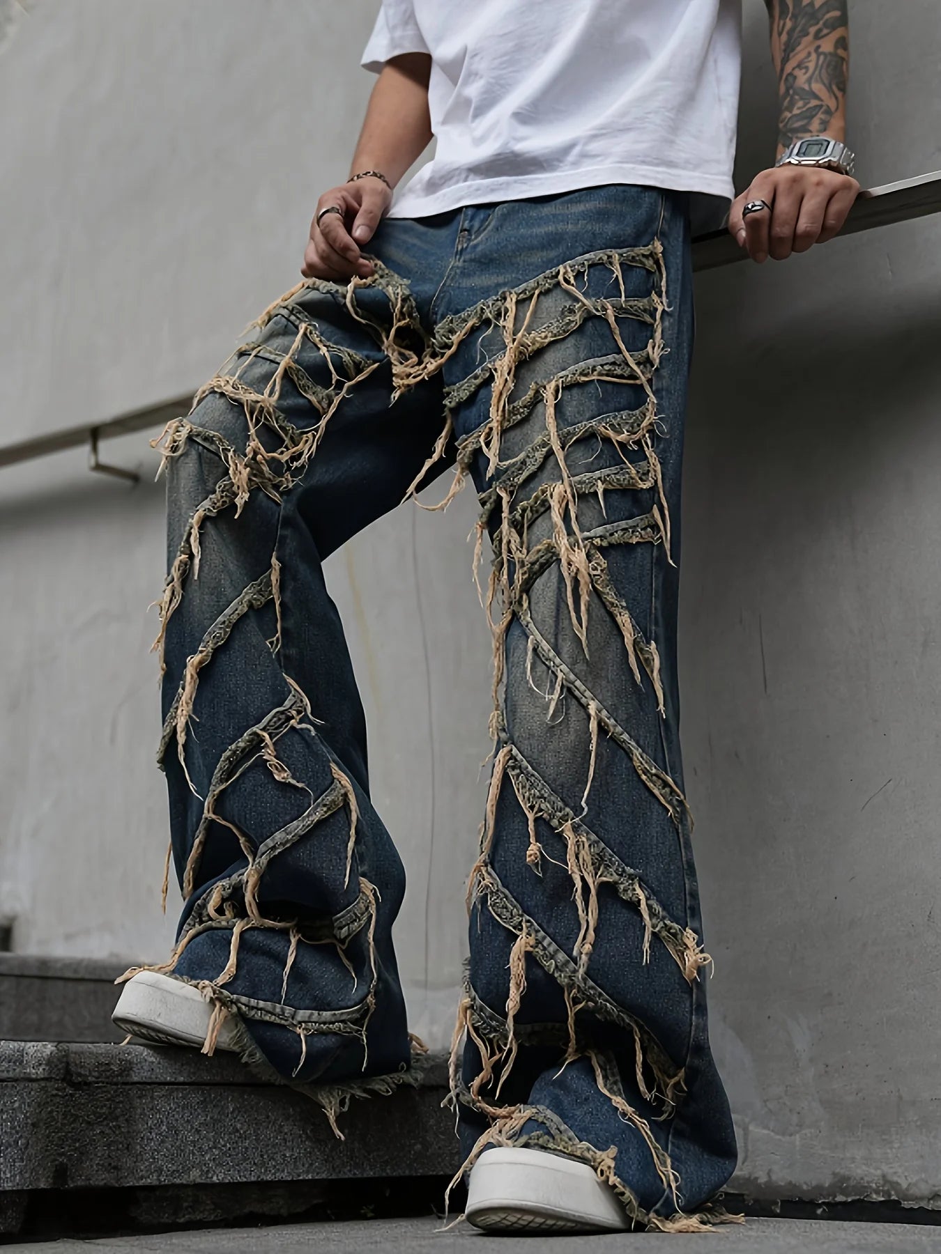 Fringe Denim Street Jeans